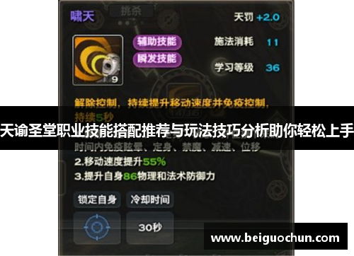 天谕圣堂职业技能搭配推荐与玩法技巧分析助你轻松上手